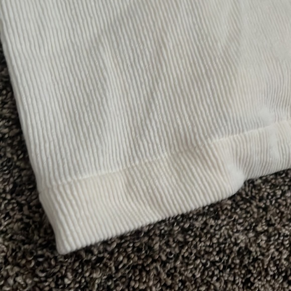 Madewell Cream Ribbed Tank Top Open Back, NWOT - Picture 4 of 7